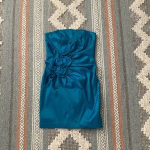 Turquoise Cocktail / Wedding Guest Dress